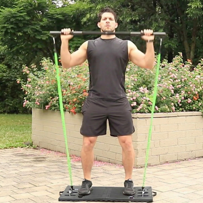 Multifunctional Resistance Band Set with Pull Up Bar & Handles