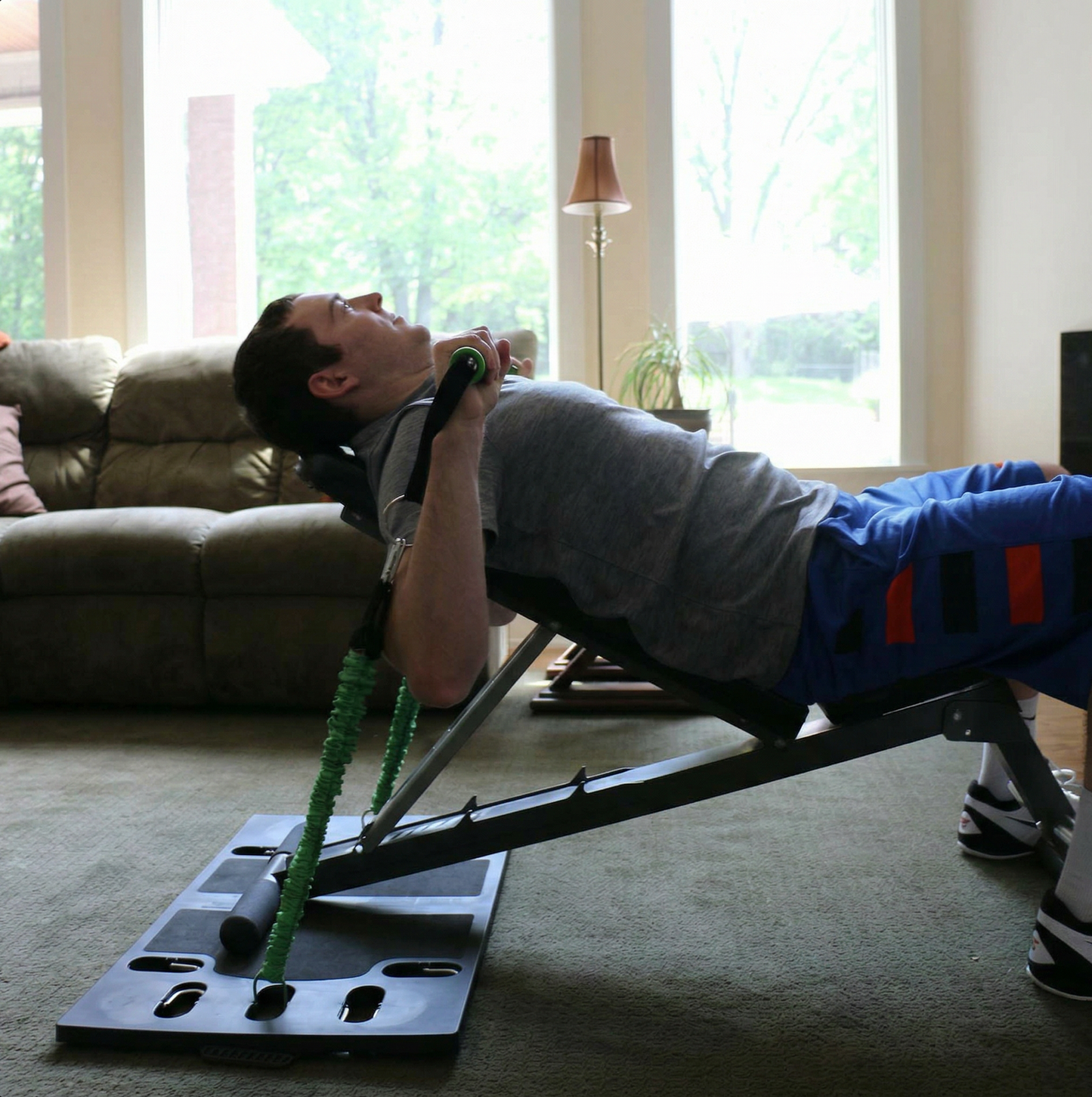 Multifunctional Resistance Band Set with Pull Up Bar & Handles